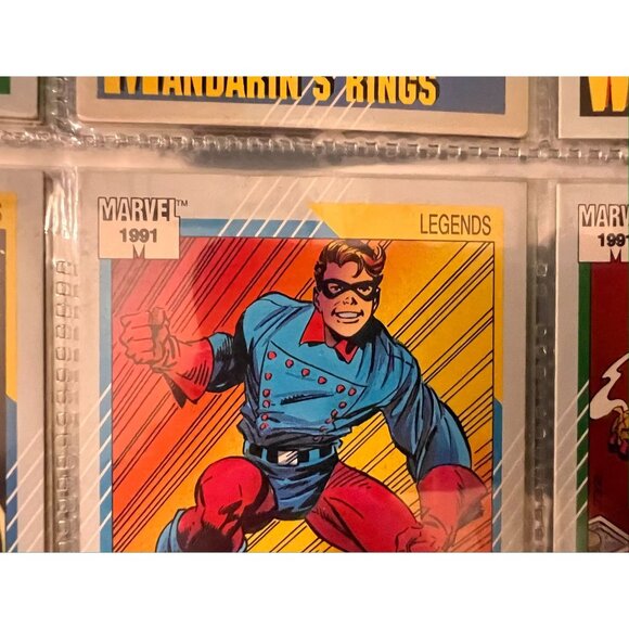 Marvel 1991 Super Heroes Series 2 Trading Cards Full Collection #1-162 - Picture 9 of 11